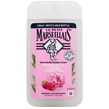 Extra Gentle Shower Cream Organic Raspberry & Peony - Hydratačný a vyživujúci sprchový krém
